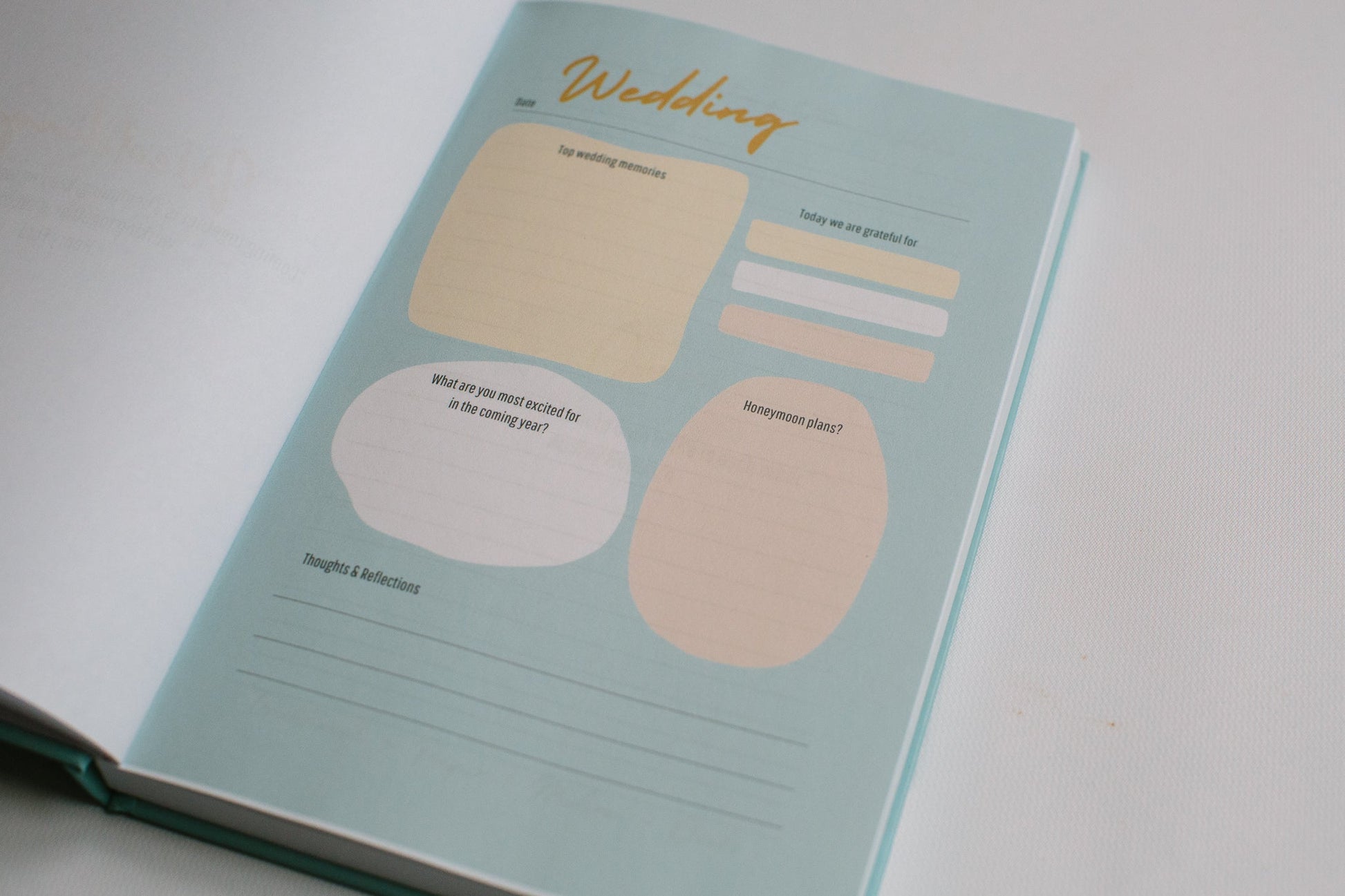 Have and Hold - An Anniversary Journal - Prep and Reflect - Hard Cover Open Journal