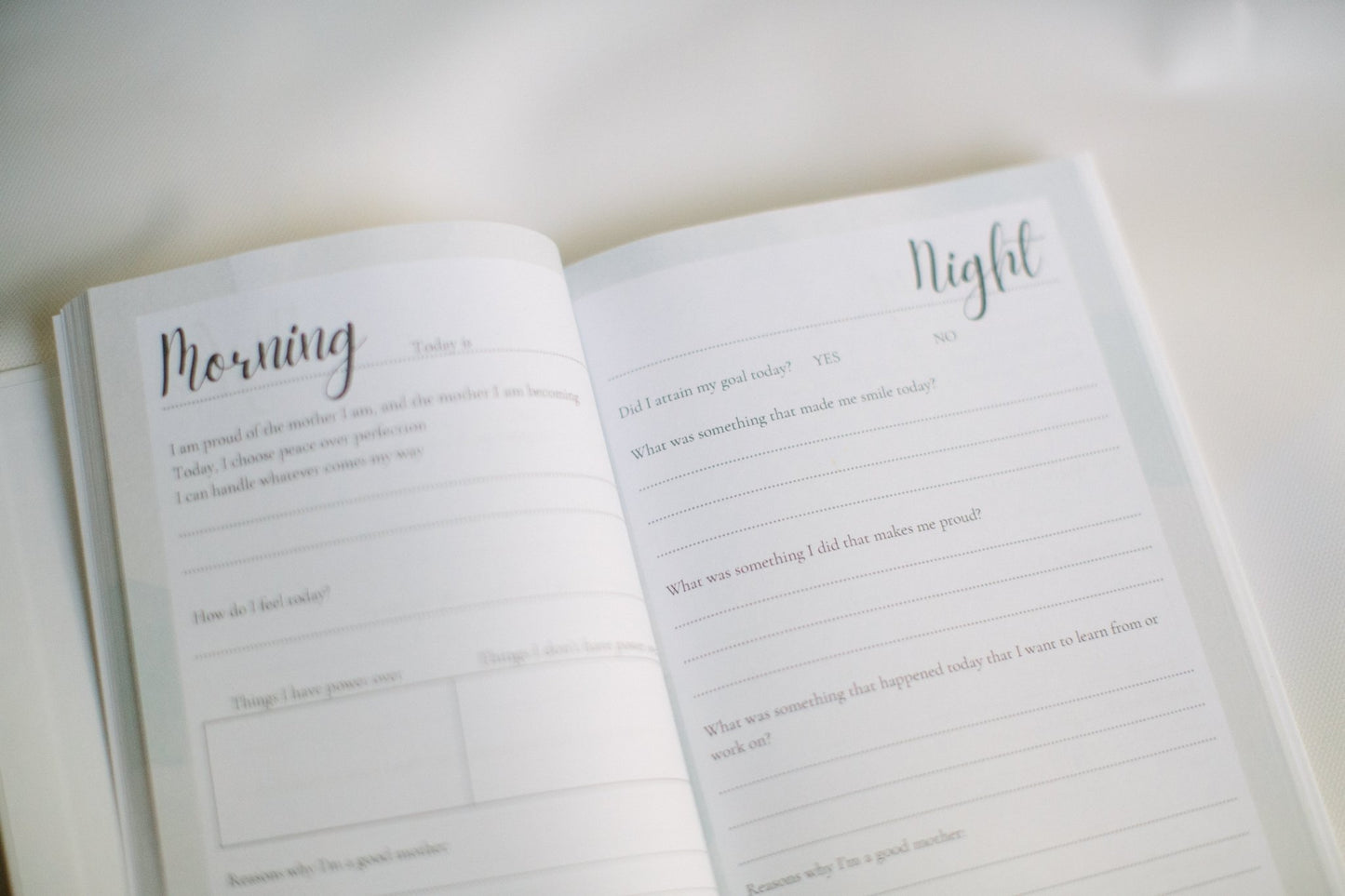 Love & Inspire - A Journal for Mothers - Prep and Reflect