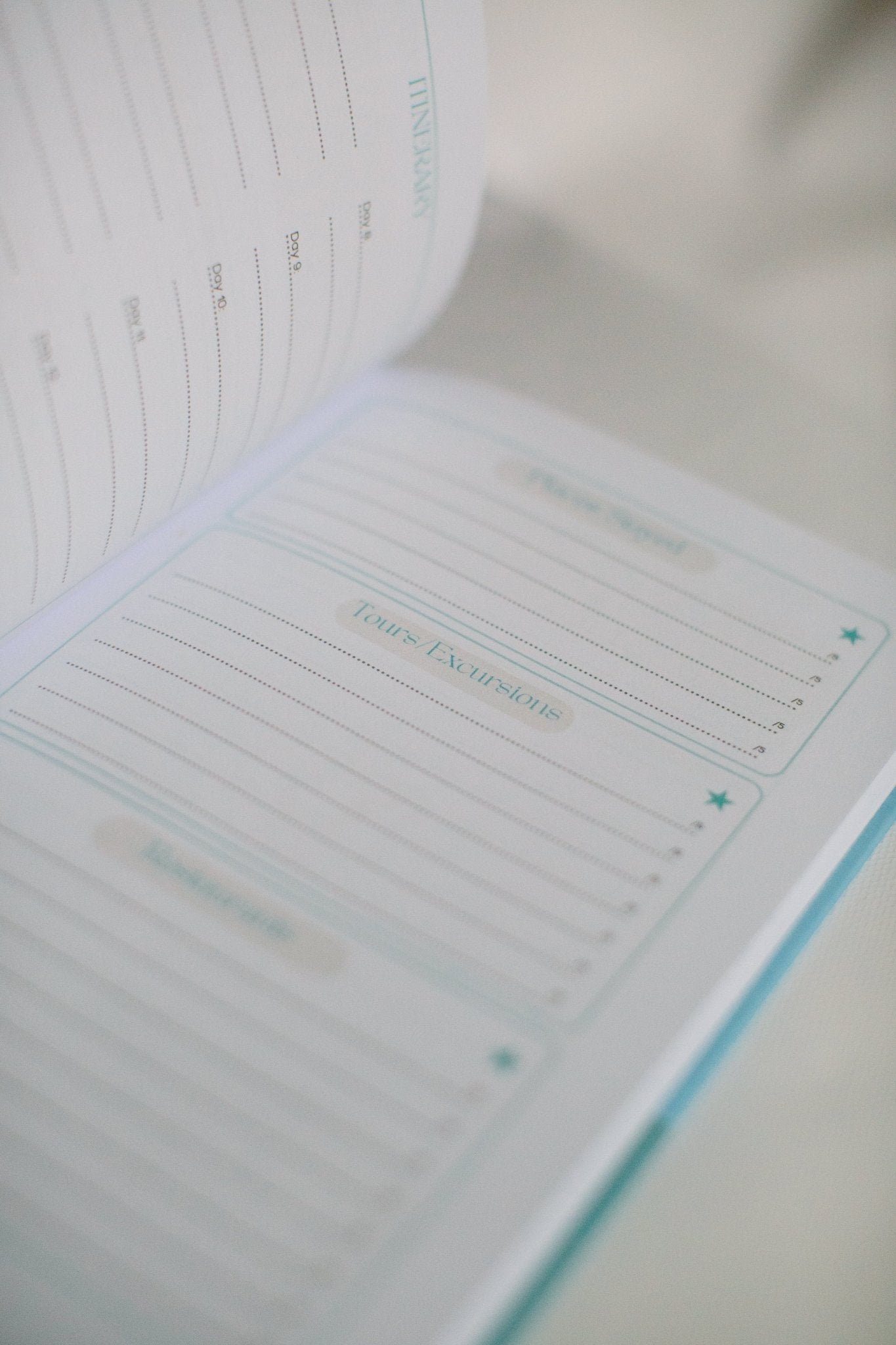 Trek & Treasure - Your Personal Travel Journal - Prep and Reflect