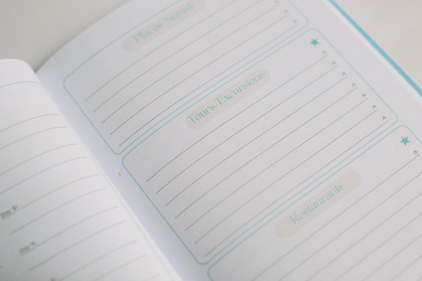 Trek & Treasure - Your Personal Travel Journal - Prep and Reflect