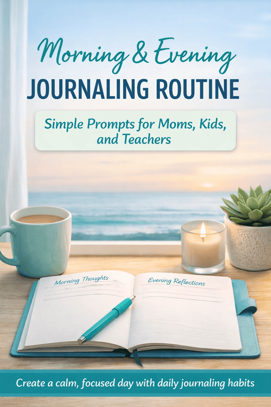 Morning and Evening Journaling Routine for a Calm and Productive Day - Prep and Reflect