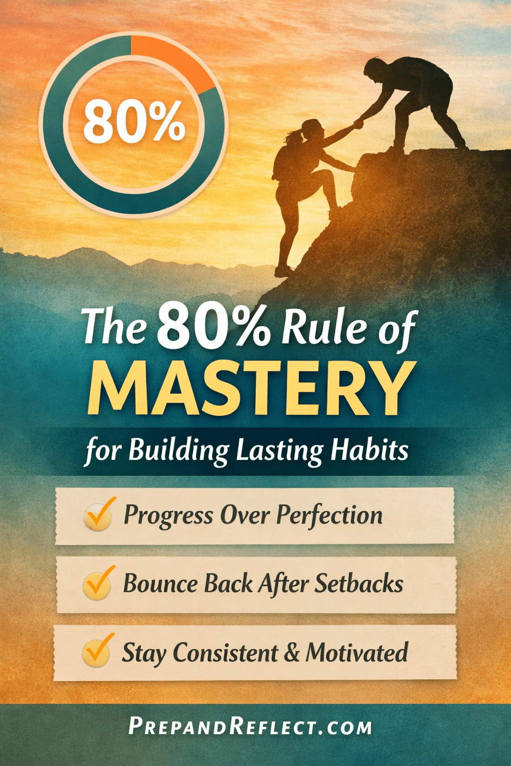 The 80% Rule of Mastery: Building New Habits Without Expecting Perfection