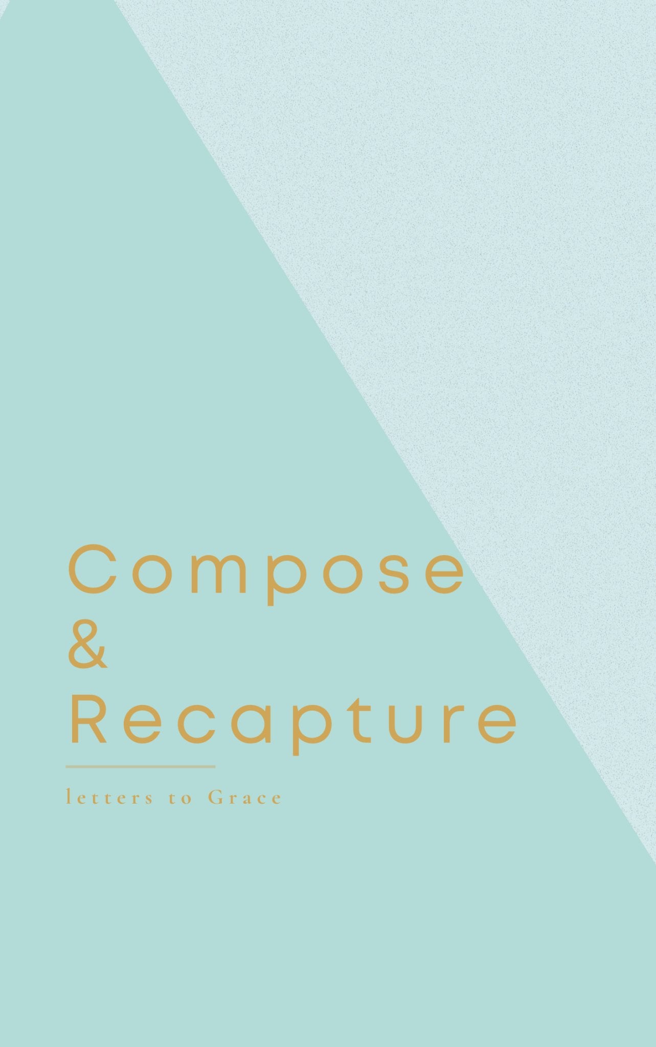 Compose & Recapture - Letters to Your Child - Prep and Reflect