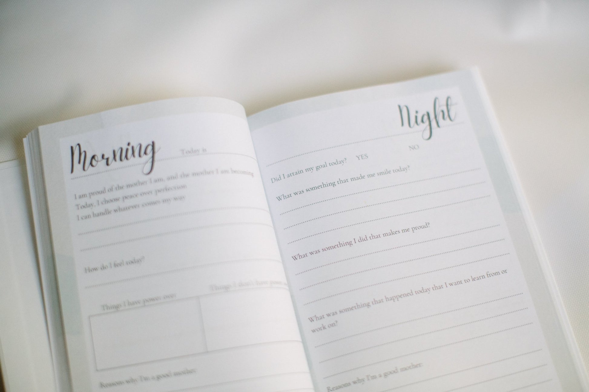 Love & Inspire - A Journal for Mothers - Prep and Reflect