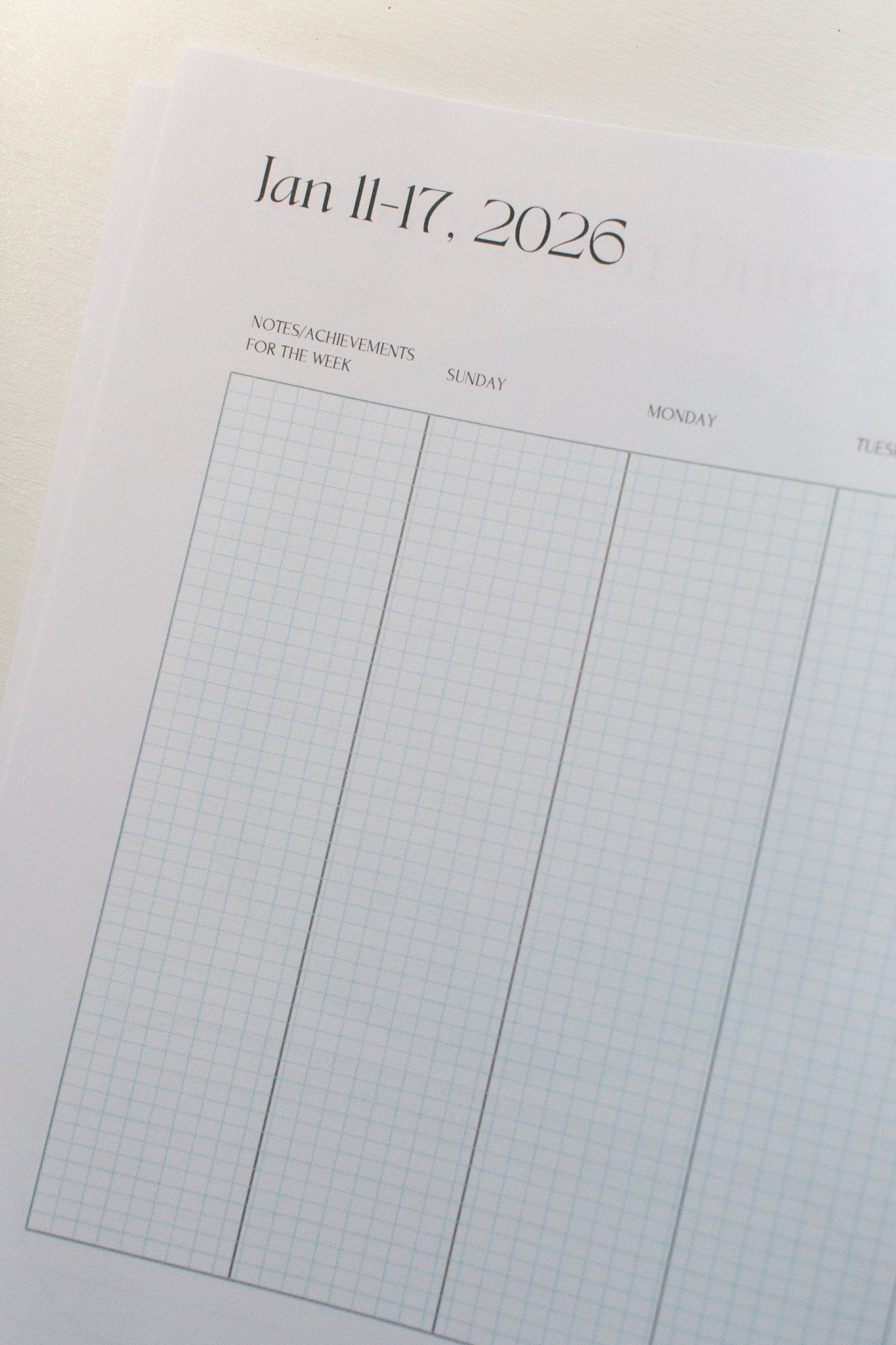 Monthly Full - Year Dated Planner - Prep and Reflect