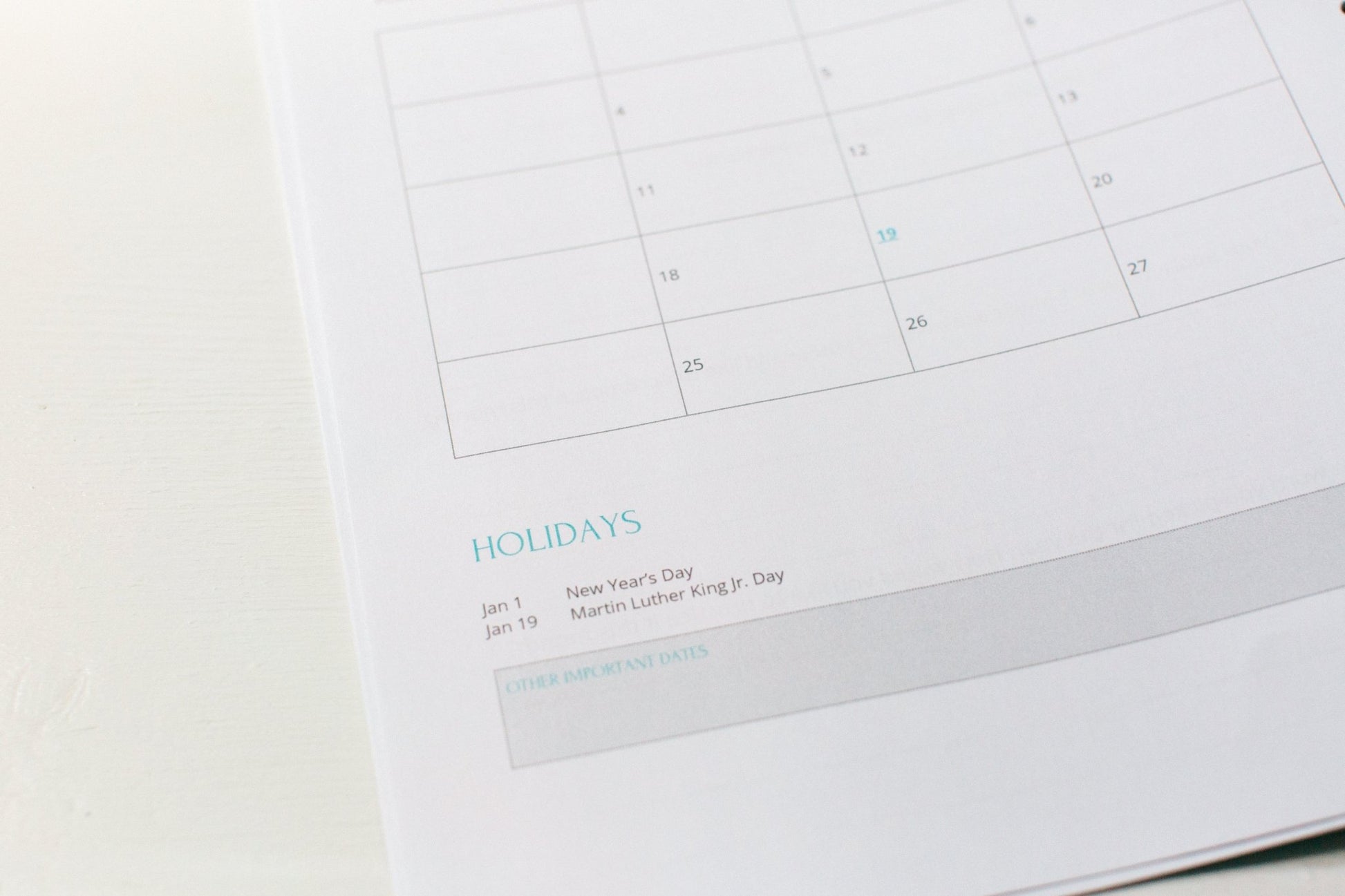 Monthly Full - Year Dated Planner - Prep and Reflect