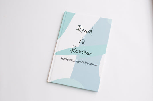 Read and Review - Your Personal Book Review Journal - Prep and Reflect - Hard Cover Closed Journal